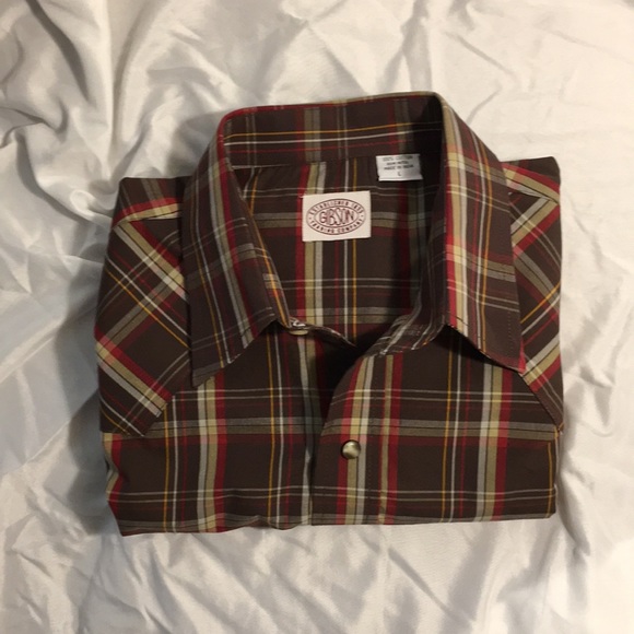 Gibson - Plaid - Snap Button Down - Size Large - Picture 4 of 4